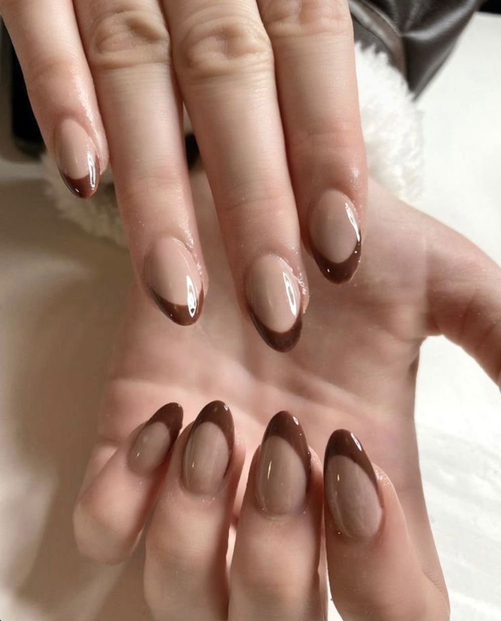 French Tip Ombre Nails